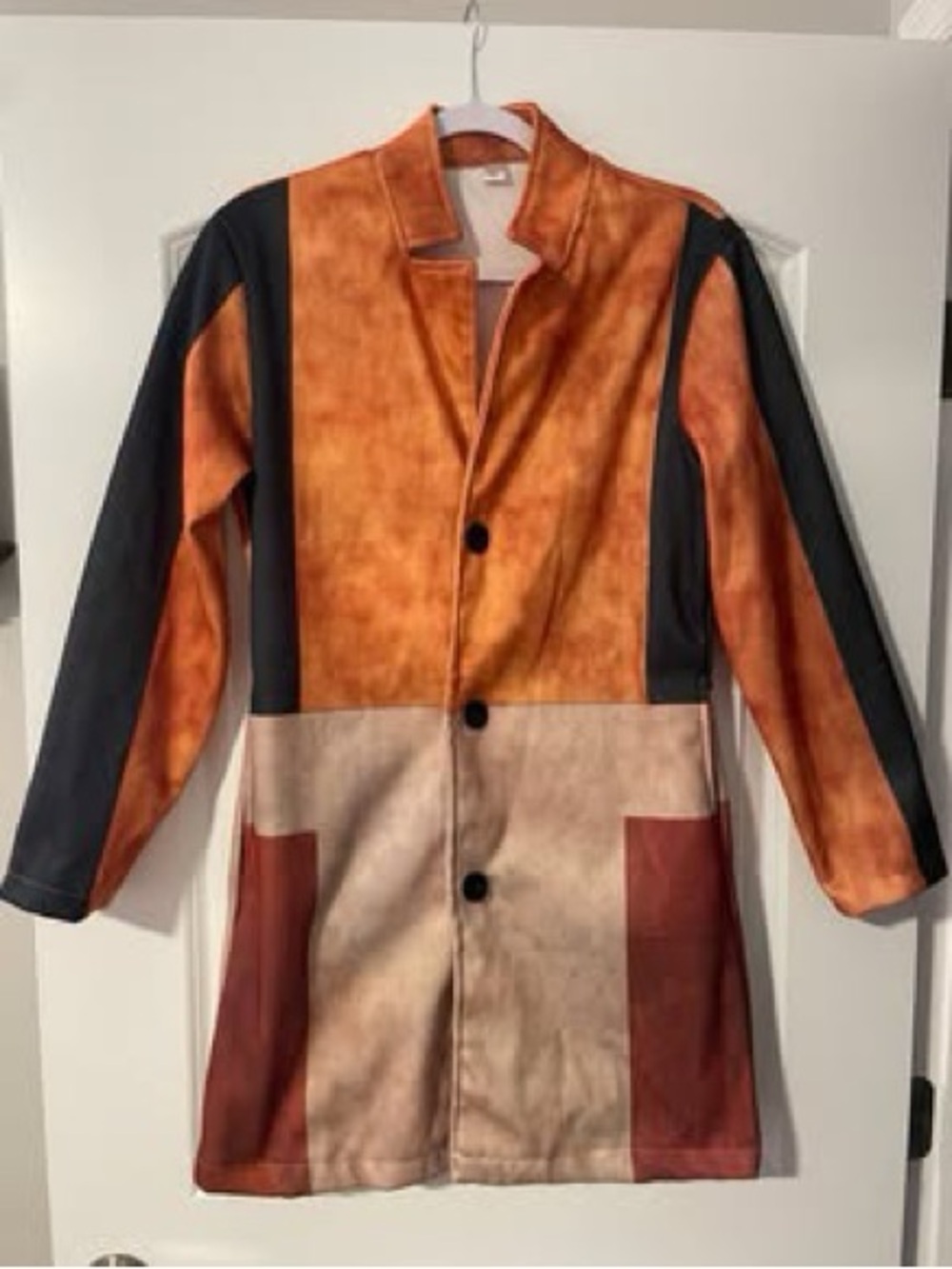 Women’s Lightweight Jacket in Orange, Tan & Black